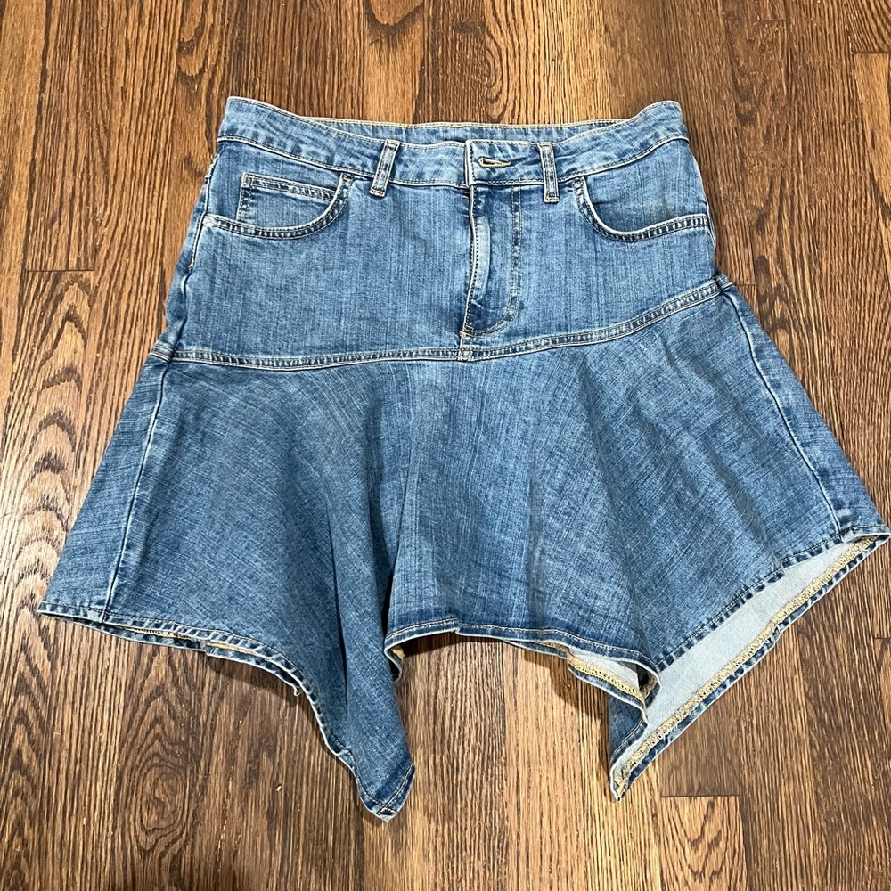 Free People Jean skater skirt